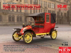 ICM 24030 1:24 1910 Type AG Paris Taxi Plastic Model Kit