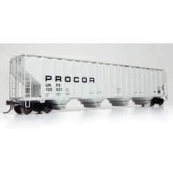 Rapido Trains 157006 HO UNPX Black Solid Procor 5820 Covered Hopper (Pack Of 6)