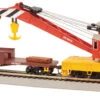 Bachmann 16104 HO Canadian National 250-Ton Steam Crane And Boom Tender