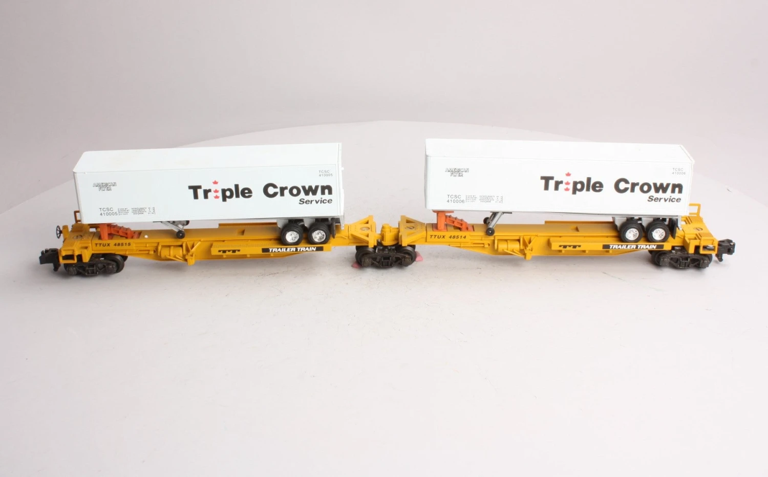 American Flyer 6-48511 S Scale Triple Crown TTUX Intermodal Car 2 American Flyer 6-48511 S Scale Triple Crown TTUX Intermodal Car - Image 2