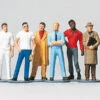 Merten 2531 HO Pedestrians Passers-by Standing (Pack Of 6)