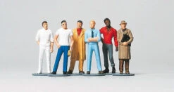 Merten 2531 HO Pedestrians Passers-by Standing (Pack Of 6)