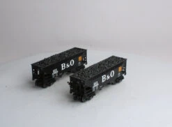 RMT 962232 O Gauge Baltimore & Ohio 2-Bay Coal Hopper Set -Exquisite Train Model Shop 20130925 140315 C1 Trainz 3579327 07