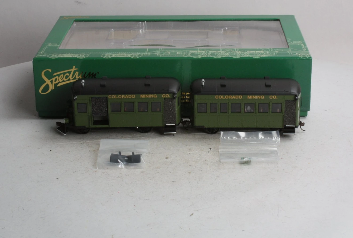 Bachmann 28462 On30 Colorado Mining Co. Rail Bus & Trailer W/ Full Interiors 2 Bachmann 28462 On30 Colorado Mining Co. Rail Bus & Trailer W/ Full Interiors - Image 2