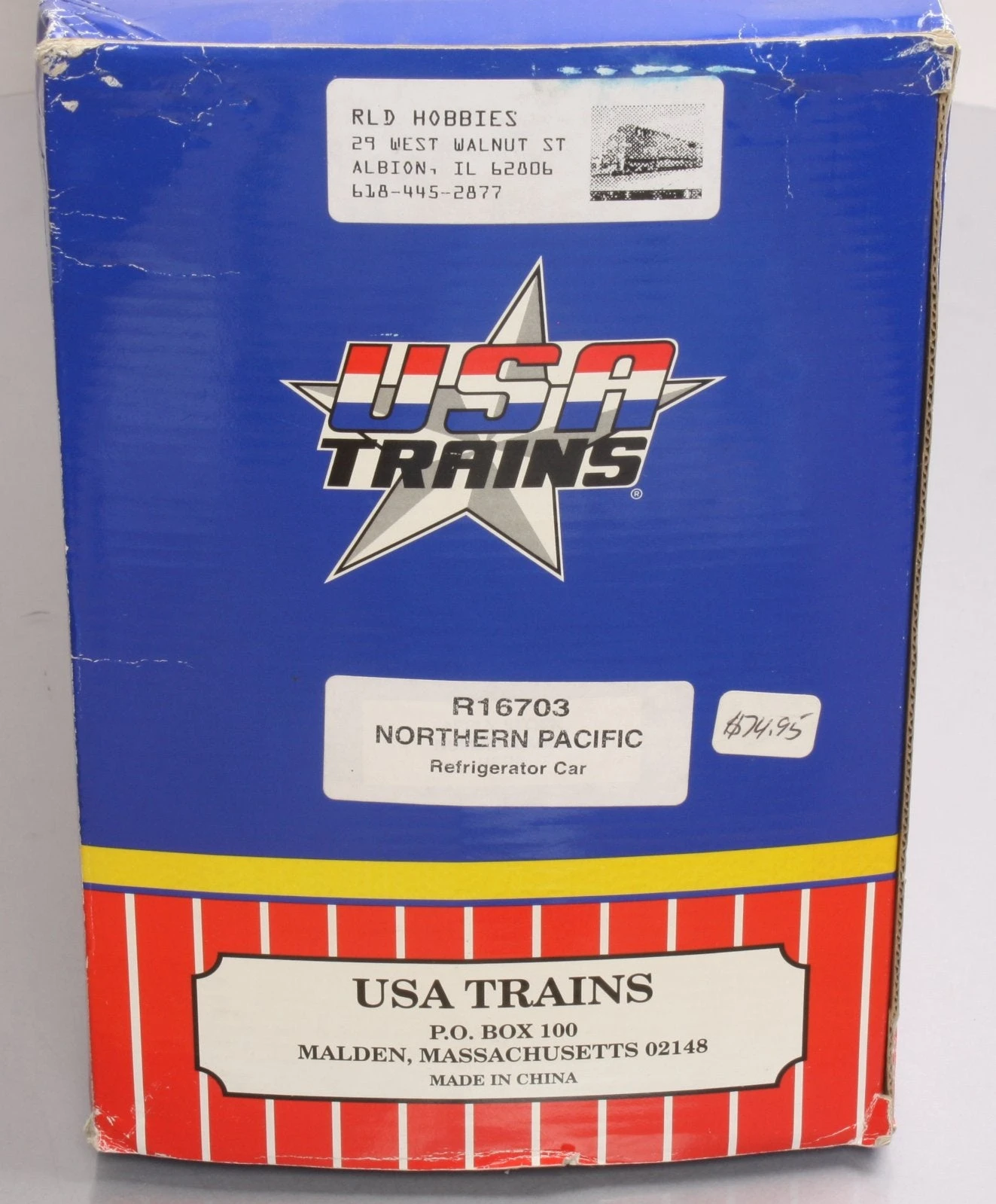 USA Trains 16703 G Northern Pacific 50' Mechanical Refrigerator Car #139 2 USA Trains 16703 G Northern Pacific 50' Mechanical Refrigerator Car #139 - Image 2