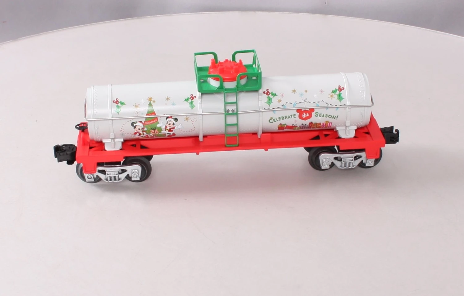 Lionel 2028360 O Mickey & Friends Christmas Tank Car 5 Lionel 2028360 O Mickey & Friends Christmas Tank Car - Image 5