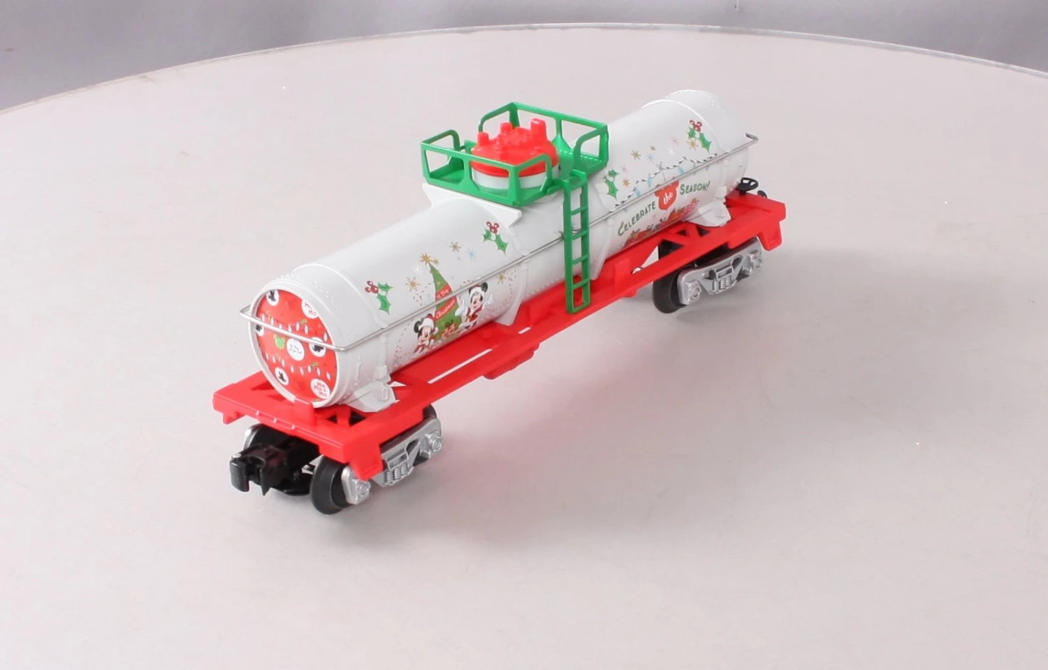 Lionel 2028360 O Mickey & Friends Christmas Tank Car 8 Lionel 2028360 O Mickey & Friends Christmas Tank Car - Image 8