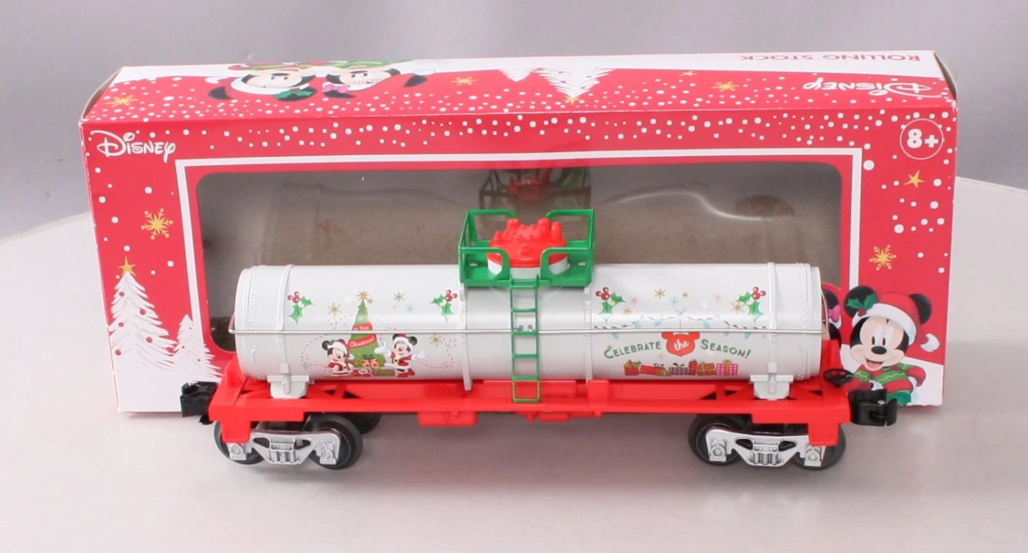 Lionel 2028360 O Mickey & Friends Christmas Tank Car 1 Lionel 2028360 O Mickey & Friends Christmas Tank Car