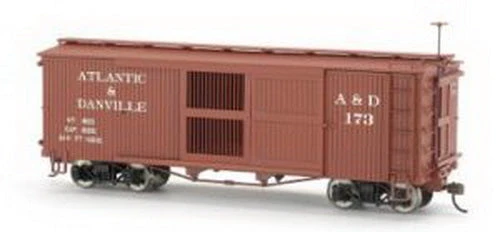 Bachmann 27638 On30 Atlantic & Danville Ventilated Box Car #173 1 Bachmann 27638 On30 Atlantic & Danville Ventilated Box Car #173