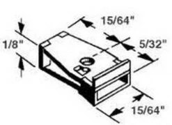Kadee 711 HO 3/4 Size Old-Time Equipment Coupler W/Draft Gear Boxes (Pair Of 2)