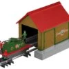 American Flyer 6-48096 S Scale Christmas Handcar W/Shed O