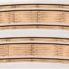 Blair Line 030 N 2-Lane 28"-32" Curved Laser-Cut Wood Grade Crossing (Set Of 2)