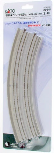 Kato 20-545 N 16 5/16" -15" 22° CT Double Track Easement Curved Viaduct UniTrack