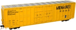 Atlas 9622-6 O 60' Berwick Hy-Cube Milwaukee Road Box Car #4296