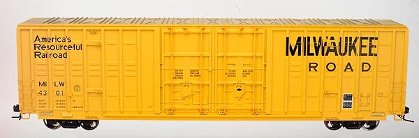 Atlas 9622-6 O 60' Berwick Hy-Cube Milwaukee Road Box Car #4296 2 Atlas 9622-6 O 60' Berwick Hy-Cube Milwaukee Road Box Car #4296 - Image 2