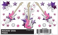 PineCar P4023 Rockin' Diva Dry Transfer Decals