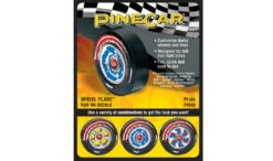 PineCar P4066 Pride Wheel Flare Rub-On Decals