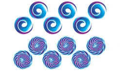 PineCar P4067 Cyclone Wheel Flare Rub-On Decals 6 PineCar P4067 Cyclone Wheel Flare Rub-On Decals -Exquisite Train Model Shop 3471649 96bd16f0 e694 4c58 a204 21b77c6709d0