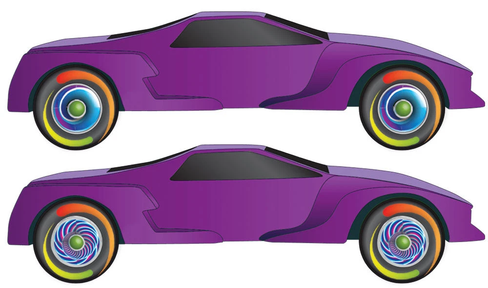 PineCar P4067 Cyclone Wheel Flare Rub-On Decals 4 PineCar P4067 Cyclone Wheel Flare Rub-On Decals - Image 4