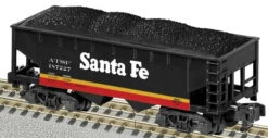 American Flyer 6-48637 S Scale Santa Fe Midnight Chief 2-Bay Hopper