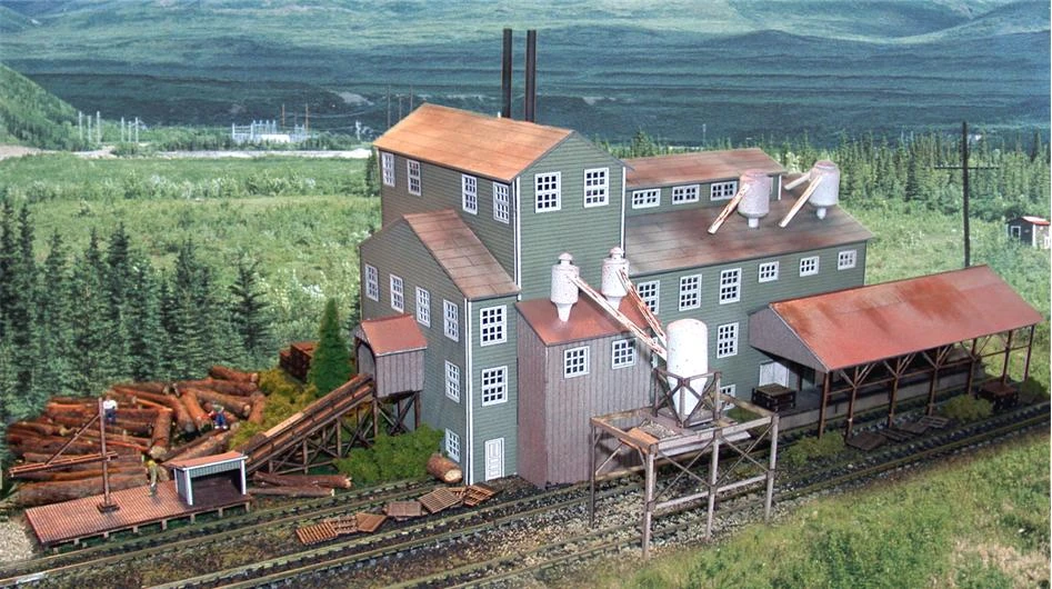 The N Scale Architect 10004 N Long Valley Lumber Mill Kit 2 The N Scale Architect 10004 N Long Valley Lumber Mill Kit - Image 2