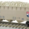 American Flyer 6-48662 S Scale American Flyer Scenery Gravel 3-Bay Hopper #22