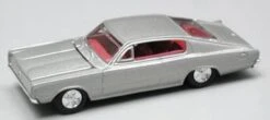 Classic Metal Works 30133 HO Mini Metals Silver Metallic 1967 Dodge Charger Car