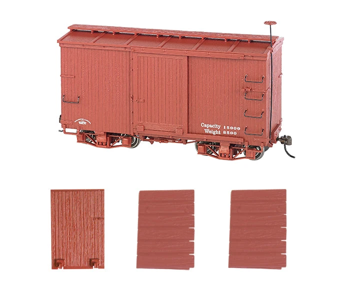 Bachmann 26551 On30 Data Only 18' Wood Boxcar W/Murphy Roof Oxide Red (2) 1 Bachmann 26551 On30 Data Only 18' Wood Boxcar W/Murphy Roof Oxide Red (2)
