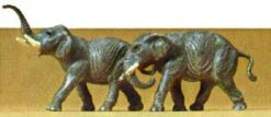 Preiser 79710 N Animals - Elephants Figures (Set Of 2)