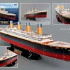 CUBIC FUN 4011 Titanic Ocean Liner 113 Piece 3D Foam Puzzle