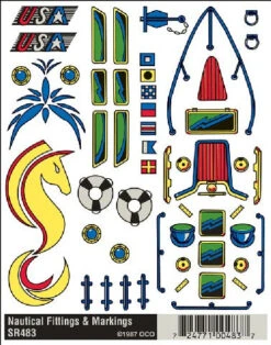 Woodland Scenics SR484 Sailboat Racer Puff Decals