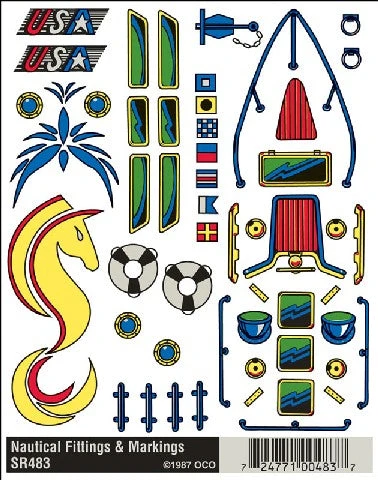 Woodland Scenics SR484 Sailboat Racer Puff Decals 1 Woodland Scenics SR484 Sailboat Racer Puff Decals