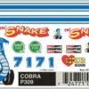 PineCar P309 Cobra Dry Transfer Decals