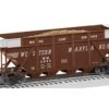 Lionel 6-82344 O Western Maryland Wood Chip Hopper #2945