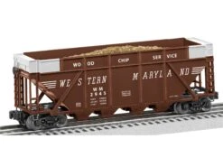 Lionel 6-82344 O Western Maryland Wood Chip Hopper #2945