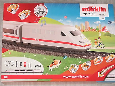 Marklin 29300 My World ICE Battery Operated HO Gauge Electric Starter Train Set 1 Marklin 29300 My World ICE Battery Operated HO Gauge Electric Starter Train Set