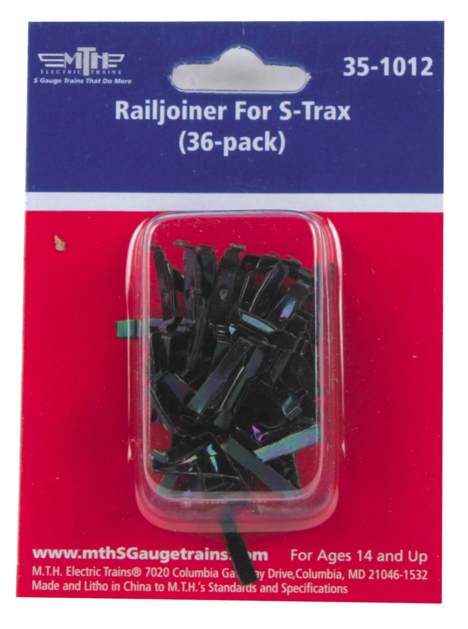 MTH 35-1012 S Railjoiner For STrax (Pack Of 36) 1 MTH 35-1012 S Railjoiner For STrax (Pack Of 36)