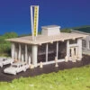 Bachmann 45434 HO Plasticville Drive-In Hamburger Stand Kit