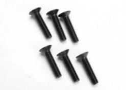 Traxxas 2547 Screws, 4x18 Countersunk Machine (6): Jato