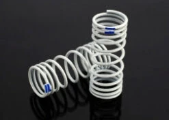 Traxxas 6864 Front Springs, 20-Percent Rate Blue (2): Slash 4x4