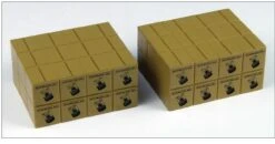 Classic Metal Works 20215 HO Mini Details Havoline Oil Stacked Shipping Cartons