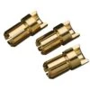 Great Planes GPMM3116 Gold Plated Bullet Connector Male 6mm (3)
