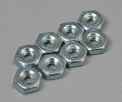 Great Planes GPMQ3306 Hex Nuts 6-32 (Pack Of 8)