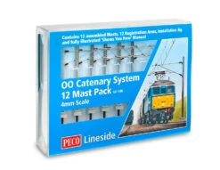 Peco LC100 Peco OO Catenary System 4 Mm 12 Mast Pack