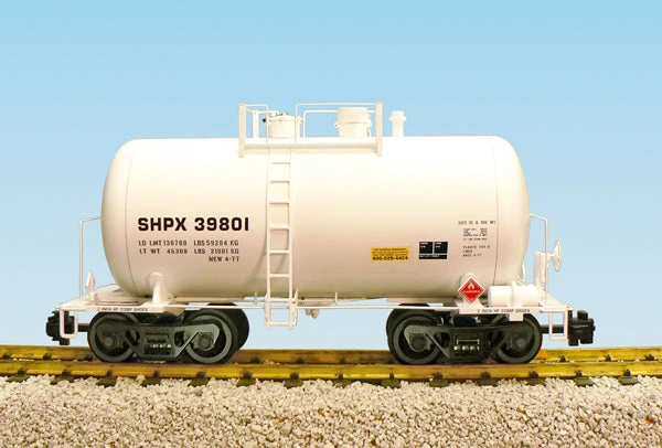 USA Trains R15205 G S.H.P.X Beer Can Tank Car (White) 1 USA Trains R15205 G S.H.P.X Beer Can Tank Car (White)