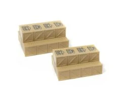 Classic Metal Works 20224 HO Mini Details Ford Tractor Parts Stacked Crates