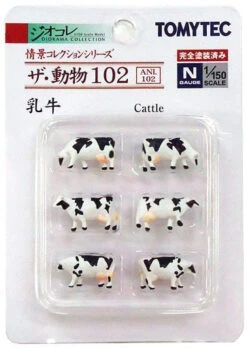 TomyTec 266075 N Cattle Figures (Set Of 6)