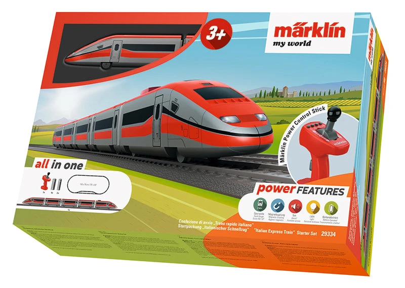 Marklin 29334 My World Italy HO Gauge Electric Starter Train Set 1 Marklin 29334 My World Italy HO Gauge Electric Starter Train Set