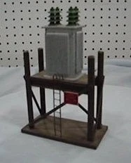 K&P Brick & Building Co. KP4850 O/On30 Transformer On Platform Building Kit