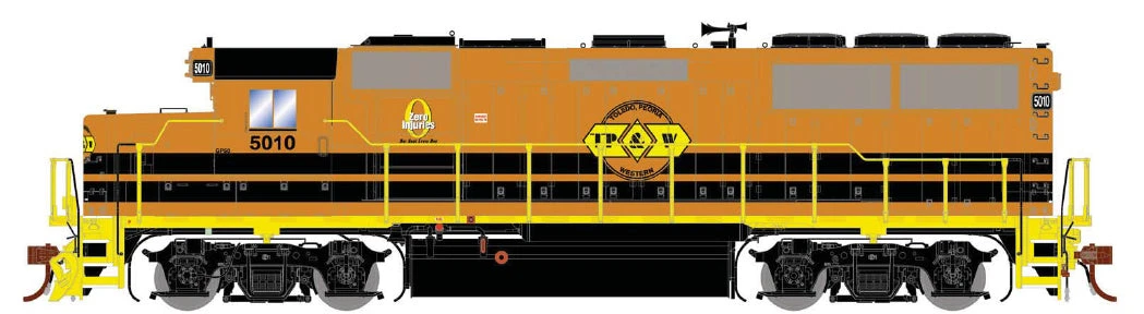 Athearn G65803 HO IORY/Orange & Black GP50 Ph 1 Diesel Loco W/DCC & Sound #5010 1 Athearn G65803 HO IORY/Orange & Black GP50 Ph 1 Diesel Loco W/DCC & Sound #5010